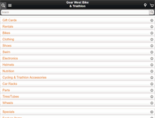 Tablet Screenshot of gearwestbike.com